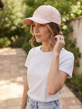 Puma Women Light Pink Embroidered Logo Cap